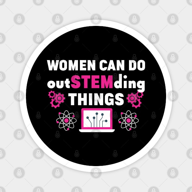 Feminist Women in Science Steminista Steminist Magnet by IngeniousMerch